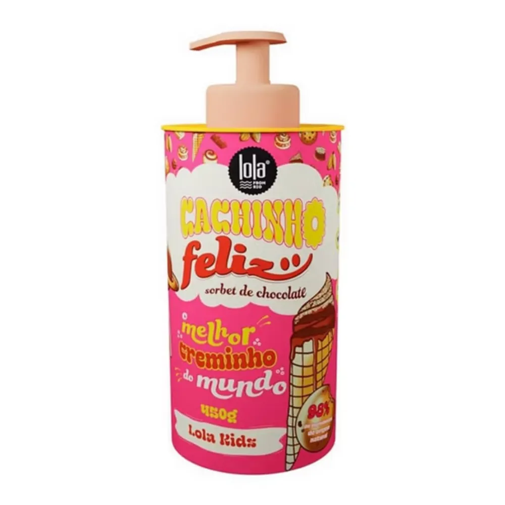 Lola Cosmetics Kids Cachinho Feliz Sorbete de Chocolate Creme de Pentear 450g